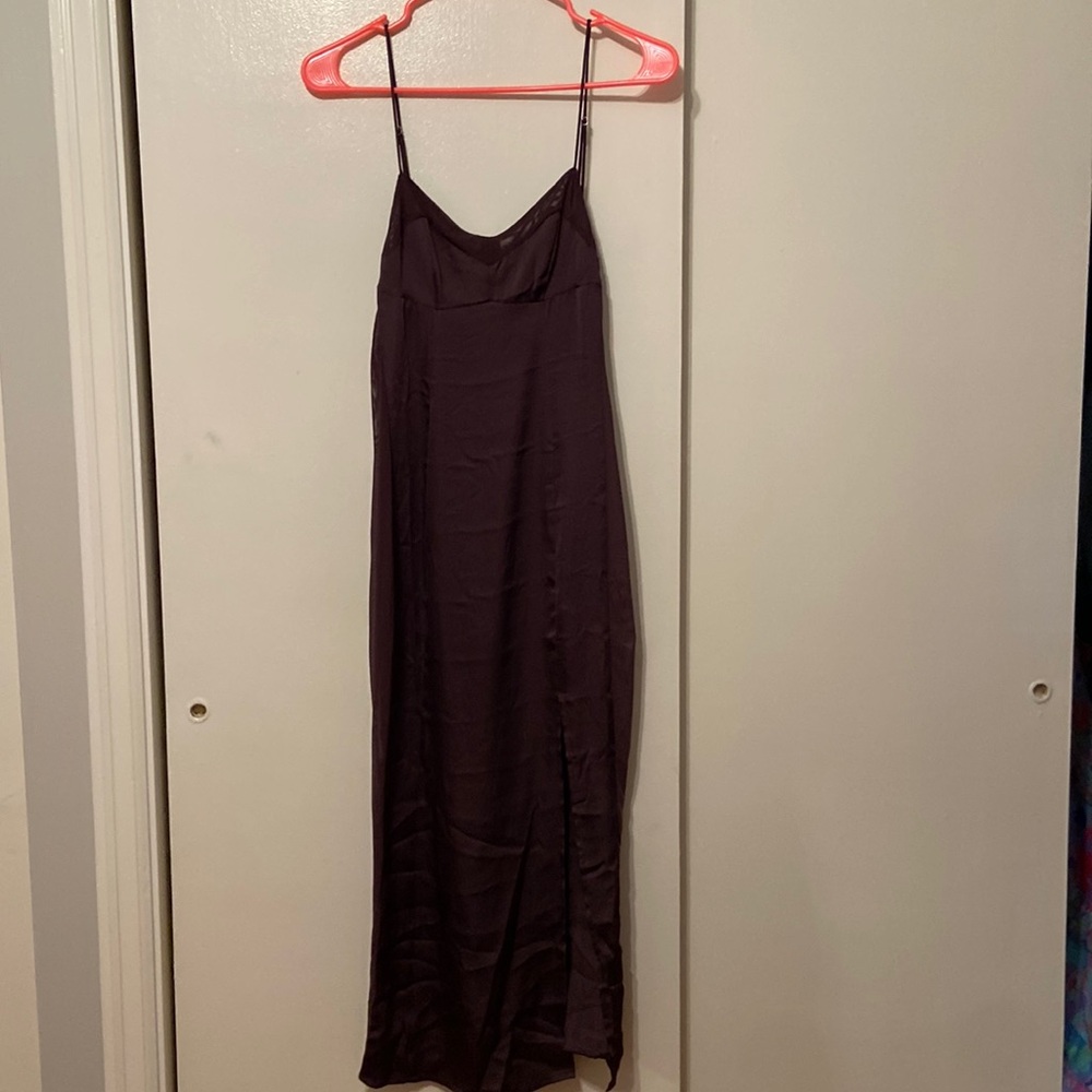 NWT Free People brown slip dress sz XS